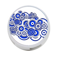 Trippy Blue Swirls 4-port Usb Hub (one Side) by StuffOrSomething