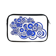 Trippy Blue Swirls Apple Ipad Mini Zippered Sleeve by StuffOrSomething