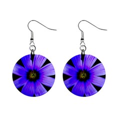 Purple Bloom Mini Button Earrings by BeachBum