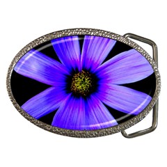 Purple Bloom Belt Buckle (oval) by BeachBum