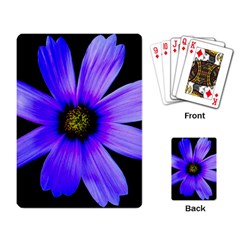 Purple Bloom Playing Cards Single Design