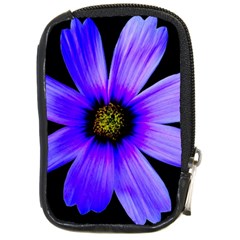 Purple Bloom Compact Camera Leather Case by BeachBum