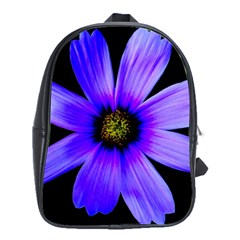 Purple Bloom School Bag (large) by BeachBum