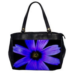 Purple Bloom Oversize Office Handbag (one Side)