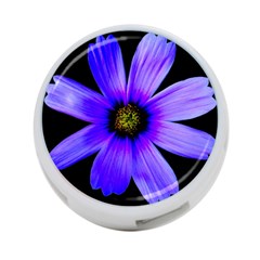 Purple Bloom 4-port Usb Hub (one Side) by BeachBum