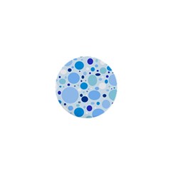 Bubbly Blues 1  Mini Button by StuffOrSomething