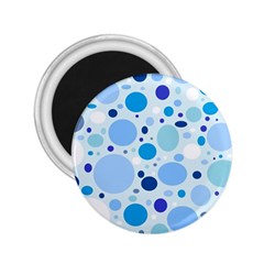 Bubbly Blues 2 25  Button Magnet by StuffOrSomething