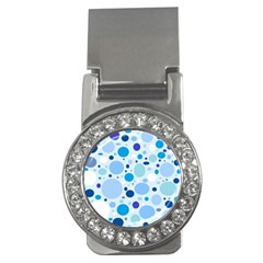 Bubbly Blues Money Clip (cz) by StuffOrSomething