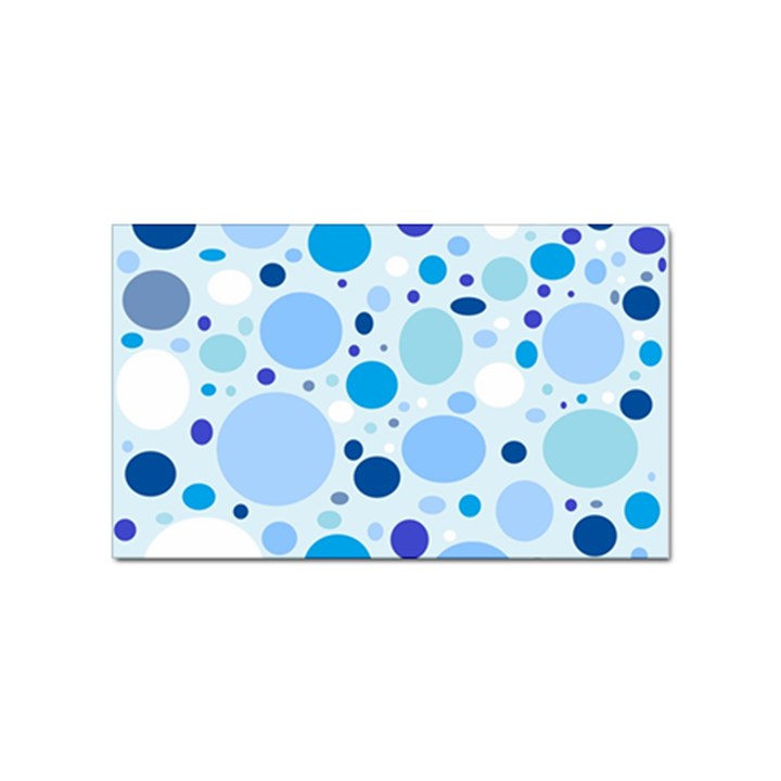 Bubbly Blues Sticker (Rectangle)