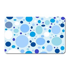 Bubbly Blues Magnet (rectangular) by StuffOrSomething