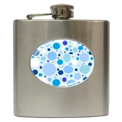 Bubbly Blues Hip Flask by StuffOrSomething