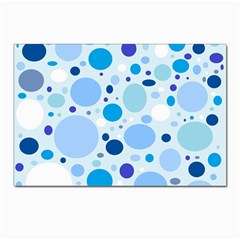 Bubbly Blues Postcard 4 x 6  (10 Pack) by StuffOrSomething