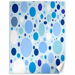 Bubbly Blues Canvas 12  X 16  (unframed) by StuffOrSomething