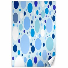 Bubbly Blues Canvas 24  X 36  (unframed) by StuffOrSomething