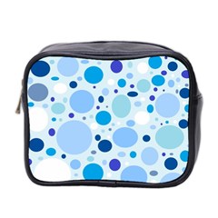 Bubbly Blues Mini Travel Toiletry Bag (two Sides) by StuffOrSomething