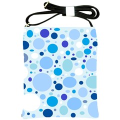 Bubbly Blues Shoulder Sling Bag by StuffOrSomething