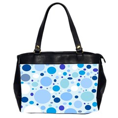 Bubbly Blues Oversize Office Handbag (two Sides) by StuffOrSomething