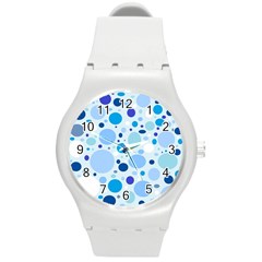 Bubbly Blues Plastic Sport Watch (medium) by StuffOrSomething