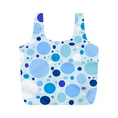 Bubbly Blues Reusable Bag (m) by StuffOrSomething