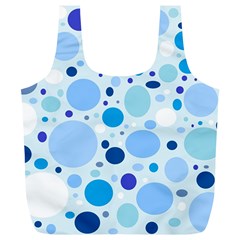 Bubbly Blues Reusable Bag (xl) by StuffOrSomething