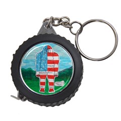 Painted Flag Big Foot Aust Measuring Tape by creationtruth