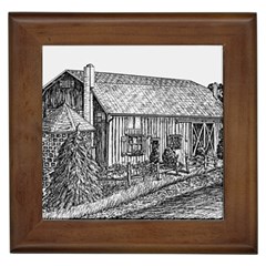 Sugarcreek ` Ave Hurley - Artrave -  Framed Ceramic Tile by ArtRave2