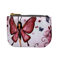 Butterfly Girl Coin Change Purse by CaterinaBassano