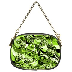 Retro Green Abstract Chain Purse (one Side) by StuffOrSomething