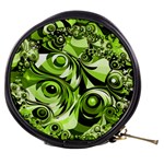 Retro Green Abstract Mini Makeup Case Front