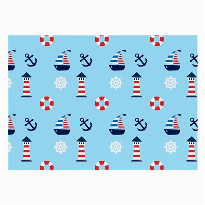 Sailing The Bay Glasses Cloth (Large, Two Sided)