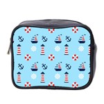 Sailing The Bay Mini Travel Toiletry Bag (Two Sides) Front