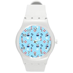 Sailing The Bay Plastic Sport Watch (medium) by StuffOrSomething