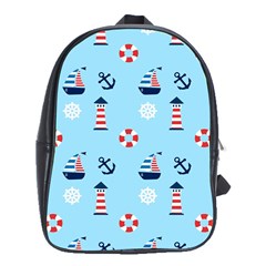 Sailing The Bay School Bag (xl) by StuffOrSomething