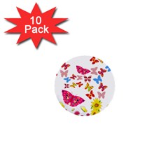 Butterfly Beauty 1  Mini Button (10 Pack) by StuffOrSomething