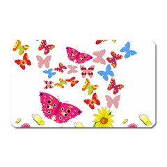 Butterfly Beauty Magnet (rectangular) by StuffOrSomething