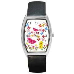 Butterfly Beauty Tonneau Leather Watch by StuffOrSomething