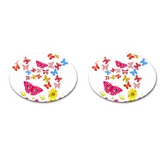 Butterfly Beauty Cufflinks (oval) by StuffOrSomething