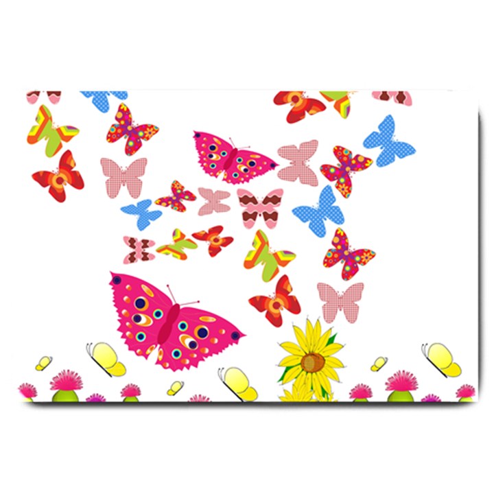 Butterfly Beauty Large Door Mat