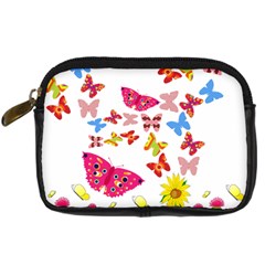 Butterfly Beauty Digital Camera Leather Case by StuffOrSomething