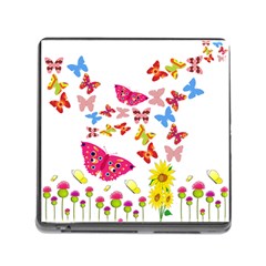 Butterfly Beauty Memory Card Reader With Storage (square) by StuffOrSomething