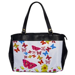 Butterfly Beauty Oversize Office Handbag (one Side) by StuffOrSomething