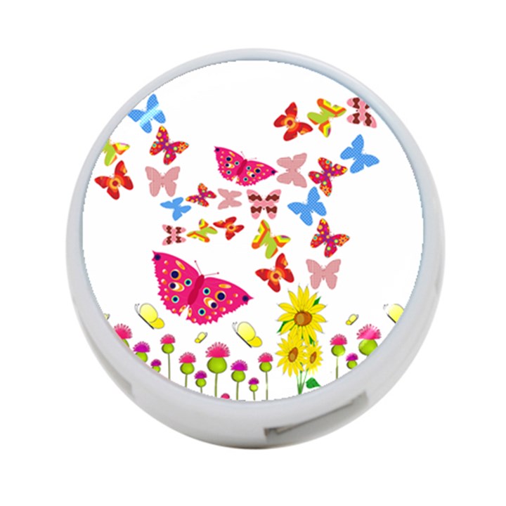 Butterfly Beauty 4-Port USB Hub (One Side)