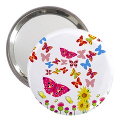 Butterfly Beauty 3  Handbag Mirror by StuffOrSomething