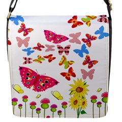 Butterfly Beauty Flap Closure Messenger Bag (small) by StuffOrSomething