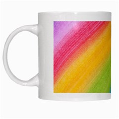 Acrylic Rainbow White Coffee Mug by StuffOrSomething