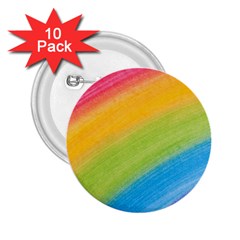 Acrylic Rainbow 2 25  Button (10 Pack) by StuffOrSomething