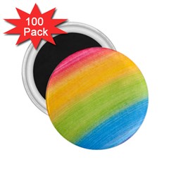 Acrylic Rainbow 2 25  Button Magnet (100 Pack) by StuffOrSomething