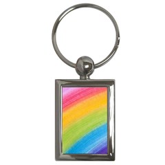 Acrylic Rainbow Key Chain (rectangle) by StuffOrSomething