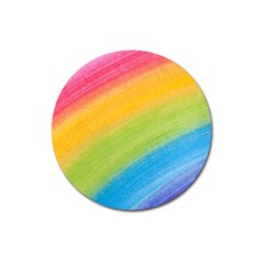 Acrylic Rainbow Magnet 3  (round) by StuffOrSomething