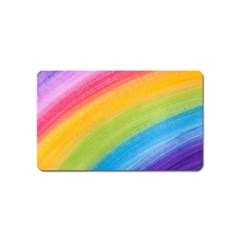 Acrylic Rainbow Magnet (name Card) by StuffOrSomething